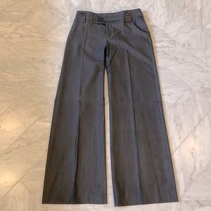 Banana Republic grey flared trouser pant, size 2